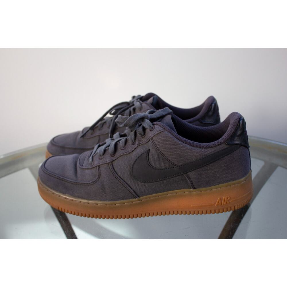 RARE! Nike Air Force 1 '07 LV8 Low Premium Black Gum 2018 Men Size 10 Sneaker - Picture 4 of 7